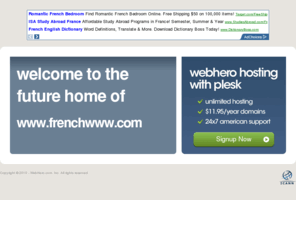 frenchwww.com: Future Home of a New Site with WebHero
Providing Web Hosting and Domain Registration with World Class Support