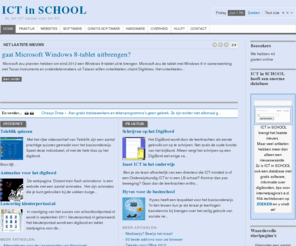 ictinschool.nl: ICT in SCHOOL
Het laatste ICT nieuws voor het Primair Onderwijs staat op ICT in SCHOOL!