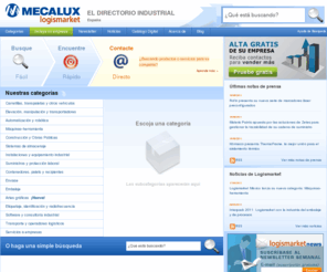 logismarket.es: Logismarket, el Directorio Industrial: logística, almacenaje, embalaje y equipamiento industrial
Logismarket: Directorio de empresas y productos de logística, almacenaje, embalaje y equipamiento industrial. La mayor oferta logística de productos y servicios para la gestión diaria de su empresa.