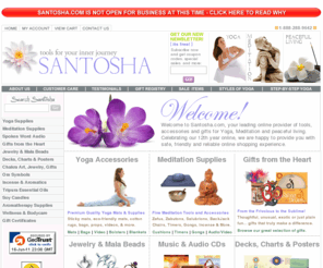 santosha.com: Welcome to Santosha.com  - Tools for Your Inner Journey
