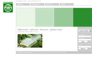 schlesinger.de: Startseite | Schlesinger Maschinenbau GmbH
Internetseite der Schlesinger Maschinenbau GmbH. Unsere Produkte: Universalmaschinen, Karussellmaschinen, Abschermaschinen, Bandmaschinen