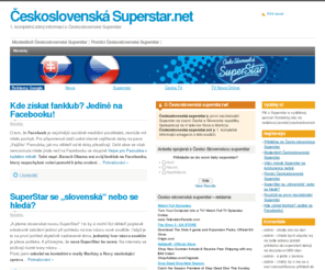 ceskoslovenskasuperstar.net: Československá superstar.net - vše o Česko slovenské superstar
Československá superstar je tu. První mezinárodní superstar s přívlastkem česko slovenská přichází na obrazovky v Čechách a na Slovensku. Bude to přelomová superstar.