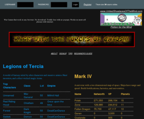 legionsoftercia.net: Legions of Tercia and Alien Battlegrounds
Legions of Tercia and Alien Battlegrounds:  Internet Wargaming at it's finest.