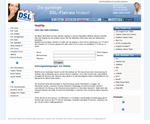 tmm-online.com: Webftp auf DSL-Informationen.de
FTP-Interface fuer unterwegs - WebFTP