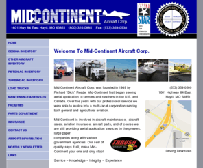 midcont.net: Mid-Continent Aircraft Corp.
