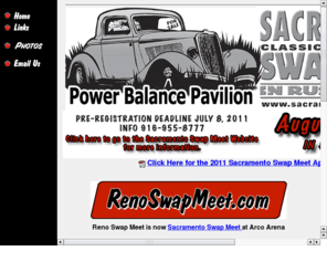 renoswapmeet.com: Reno Swap Meet
All the information about attending and vending at the Reno Swap Meet.This is
the place to sell classic cars, vintage trucks , and vintage vehicle parts during Reno's Hot August Nights celebration
