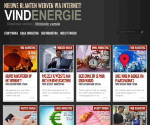 vindenergie.be: vindEnergie.be | Nieuwe klanten werven via internet!
