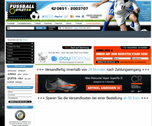 fussballoutlet24.de: Startseite • Fussballoutlet24 - Der grosse Fussball-Shop im Internet
