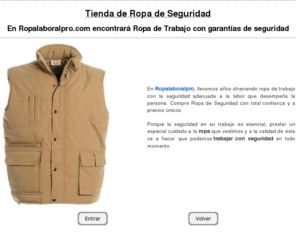 tiendaropaseguridad.es: Ropa Seguridad | Tienda Ropa de Trabajo | Seguridad para ropa
La Ropa que proporciona seguridad en el trabajo es algo muy importante por lo que ha de ofrecer garantias. La Ropa de Trabajo que encontrara en Ropalaborlapro ofrece plena seguridad y grantias.