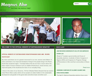 magnusabe.com: Welcome To The Official Website Of Distinguished Senator-Elect Magnus Ngei Abe
Joomla! - the dynamic portal engine and content management system