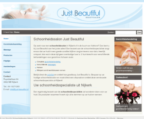 just-beautiful.nl: Schoonheidssalon Just Beautiful Nijkerk Schoonheidsspecialiste
Schoonheidssalon Just Beautiful! Ontdek deze vernieuwende en professionele schoonheidsspecialiste uit Nijkerk! Neem contact op en profiteer van kortingen!