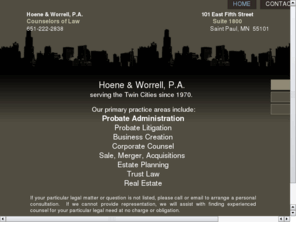 courtmn.com: Hoene & Worrell, P.A.
probate.mn