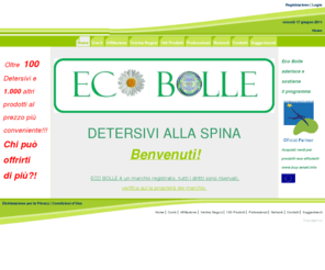 ecobolle.com: Eco Bolle - Detersivi alla Spina
ECO BOLLE - Franchising Detersivi alla Spina: il maggiore assortimento al  prezzo più conveniente