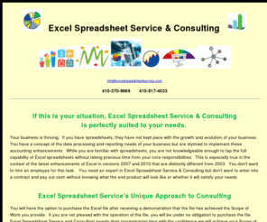 excelspreadsheetconsulting.com: Excel Spreadsheet Service & Consulting
Excel Spreadsheet Service & Consulting