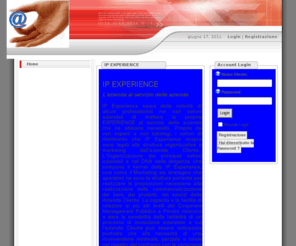 ipexperience.com: IP EXPERIENCE >  Home
Sito di introduzione alle attivita di consulenza e marketing