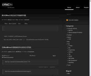 lync.in: Lync.in
Lync.in 是一个多人协作博客，内容涵盖技术心得、软件介绍、休闲旅游等多个方面。