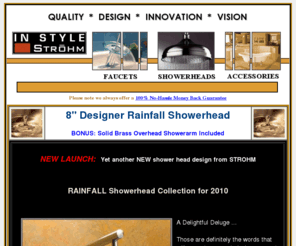 rainfallshowerhead.com: New Rainfall Showerhead - Unique Rainfall Shower Head -  Experience life's simpler pleasures
Unique Rainfall Showerhead - Celebrating our 5th year online - 100% no questions asked money back guarantee - Experience a unique, invigorating rainfall shower head