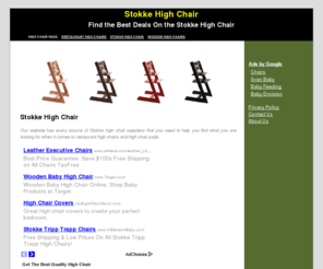 stokkehighchairreview.com: Stokke High Chair
High quality information on the popular Stokke high chairs including wooden high chairs or restaurant high chairs