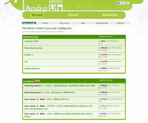 androlife.com: AndroLife • Page d’index
