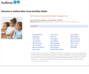 anthemcaptivewi.com: Welcome to Anthem Blue Cross and Blue Shield
