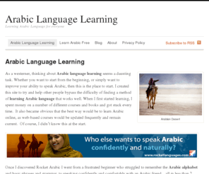 arabiclanguagelearning.org: Arabic Language Learning
This site provides a number of resources and guidance to help visitors learn Arabic.