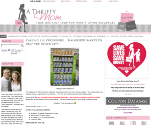 athriftymom.com: A Thrifty Mom
We show you how to live "thrifty". Come learn where to find thrifty finds, cheap meals, and an easy way to learn how to use coupons to save a ton of money. We do the work to find you the deals. Always Free Classes - Always Free web site!