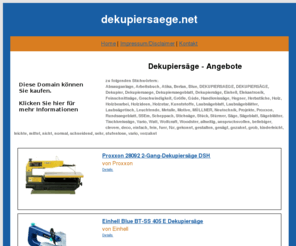 dekupiersaege.net: Dekupiersäge - dekupiersaege.net
