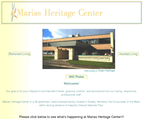 mhcmt.org: Marias Heritage Center Shelby Montana
A site for sharing information on retirement and assisted living in Shelby, Montana