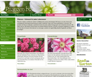 pflanze.biz: Pflanzen - Garten - Blumen - Alles wird grün!
Alles wird grün!