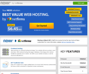 nexx.ca: Web Hosting, Domain Names and E-commerce for Small Business - Nexx
Nexx provides premium web hosting, domain names and registration, blogging, e-commerce, and web design tools for small business.