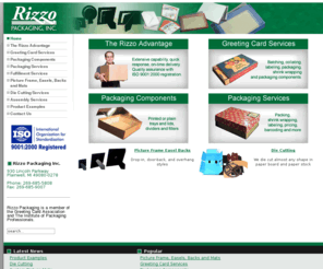 rizzopackaging.com: Rizzo Packaging - Home
Rizzo Packaging - Packaging, Assembly Services and Greeting Cards