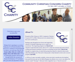 cccno.org: Community Christian Concern
