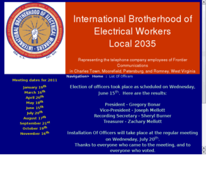 ibew2035.net: IBEW 2035
IBEW Local 2035 Information