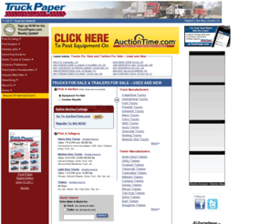 truckpaper.net: Used Trucks For Sale at TruckPaper.com: Freightliner, International Trucks, Kenworth, Peterbilt, Mack trucks, dump trucks, dump trailers, used trailers for sale
Commercial trucks for sale at TruckPaper.com. Trailers for sale. Hundreds of used truck dealers, thousands of trucks for sale. Your source for Freightliner, International trucks, Peterbilt, Kenworth, Mack trucks, dump trucks, used trailers, and much more.