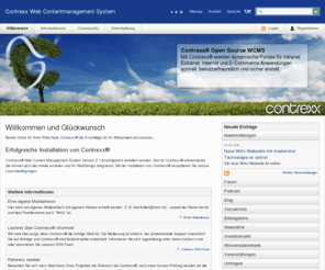 wirtz.biz: Wirtz - Familien und Freunde Seite - Willkommen bei der erfolgreichen Installation von Contrexx® Web Content Management System Version 2.0 - powered by Contrexx   Web Content Management System
Willkommen bei der erfolgreichen Installation von Contrexx® Web Content Management System Version 2.0