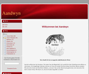 aandwyn.de: Willkommen bei Aandwyn
Die beiden Gründer dieses Weinhandelsunternehmens verfügen zusammen über mehr als 50 Jahre Südafrika-Erfahrung, entstanden aus Liebe und Leidenschaft zu Land, Leuten und landwirtschaftlichen Produkten. Das traditionsreichste und wohl auch berühmteste Produkt des Landes ist sein Wein, der seit Jahrhunderten in einmaliger Vielfalt und praktisch immer auf Weltspitzen-Niveau dort entsteht.