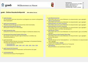 gswb.net: gswb - Online Haustechnikportal
 Gemeinnützige Salzburger Wohnbaugesellschaften: Wohnbaugenossenschaften, Wohnungsgenossenschaften, Wohnbauunternehmen Bauträger in Stadt 
Land ...