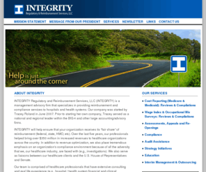 integrityrrs.com: INTEGRITY Regulatory and Reimbursement Services, LLC
INTEGRITY Regulatory and Reimbursement Services, LLC (INTEGRITY) is a management advisory firm that specializes in providing reimbursement and compliance services to hospitals and health systems.