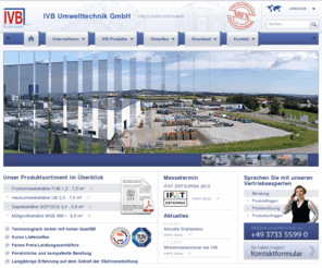 ivb-umwelttechnik.com: IVB Umwelttechnik - The clever container | Behältersysteme, Container, Umleerbehälter, Depotbehälter, Kleinbehälter und Frontumleerbehälter
The clever container! - Containerherstellung, Behältersysteme