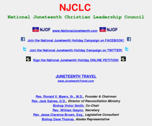 njclc.com: National Juneteenth Christian Leadership Council
