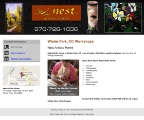 treehousepotterywinterpark.com: Workshops Winter Park, CO - Nest Artistic Home 970-726-1036
Nest artistic home provides Workshops to Winter Park, CO. Call 970-726-1036 for more information.