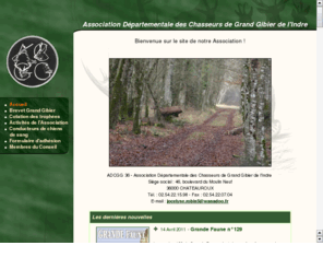 adcgg36.com: ANCGG Association chasse chasseurs Indre
ANCGG Association chasse chasseurs Indre