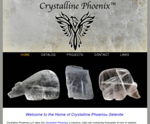 crystallinephoenix.com: Crystalline Phoenix, LLC Selenite Deposit
Crystalline Phoenix LLC  is a New Mexico based entity established in January, 2008 when it acquired the Crystalline Phoenix selenite deposit in southern New Mexico.