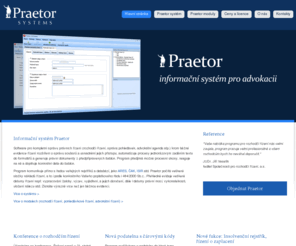 praetoris.cz: Praetor Systems s.r.o. | Informační systém pro advokacii
