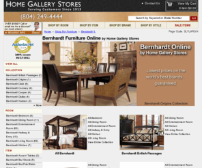 bernhardtfurnitureonline.com: Bernhardt by Home Gallery Stores Furniture
Bernhardt Furniture by Home Gallery, Shermag, American Drew, Pulaski, Lea, Universal, Hekman, Stanley, GUARANTEED LOWEST PRICE, Free delivery and In-Home set up...Nationwide!.