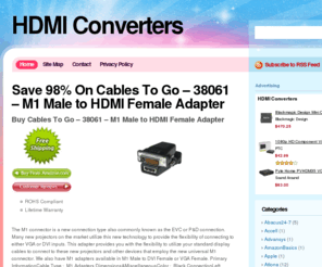 hdmiconverters.net: HDMI Converters
HDMI Converters - We have converters that convert from and to HDMI