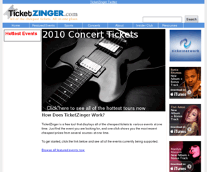ticketzinger.com: TicketZinger.com
