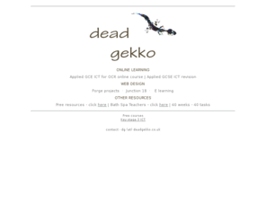 deadgekko.co.uk: dead gekko
dead gekko