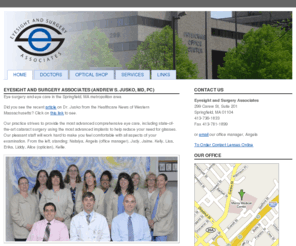 eyesightandsurgery.com: Eyesight and Surgery Associates, Springfield, MA
Andrew Jusko, ophthalmologist in springfield MA, complete medical and surgical eye care 