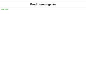 kreditforeningslaan.com: Kreditforeningslån
